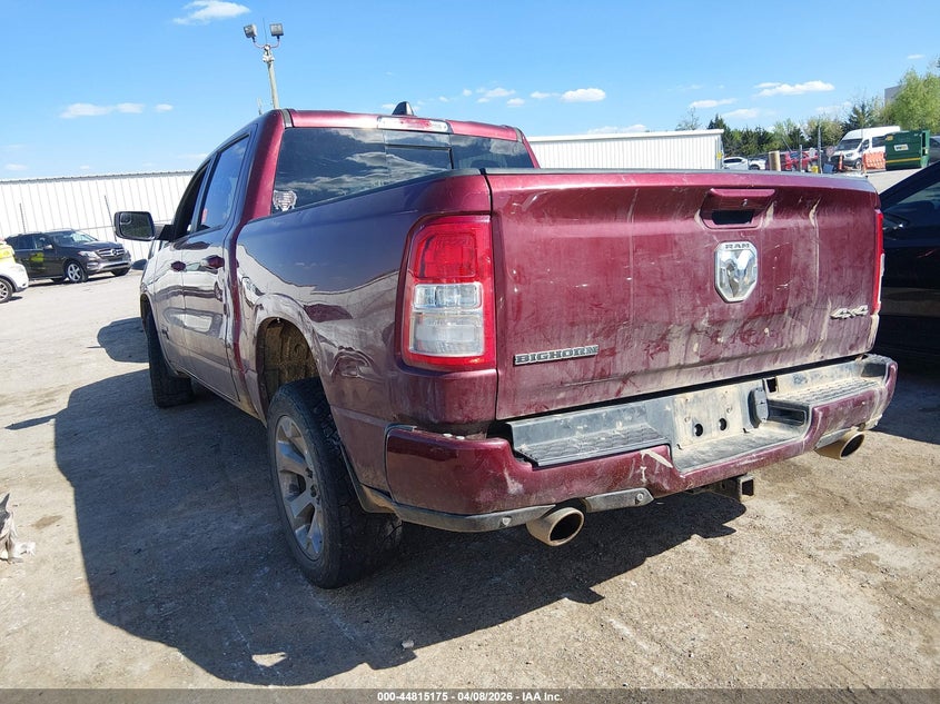 2019 Ram 1500 VIN 1C6SRFFT2KN713188 IAAI salvage auction — RIGHT FRONT, Clear (Oklahoma), sold $5,875 on 2026-07-17 (photo 3)