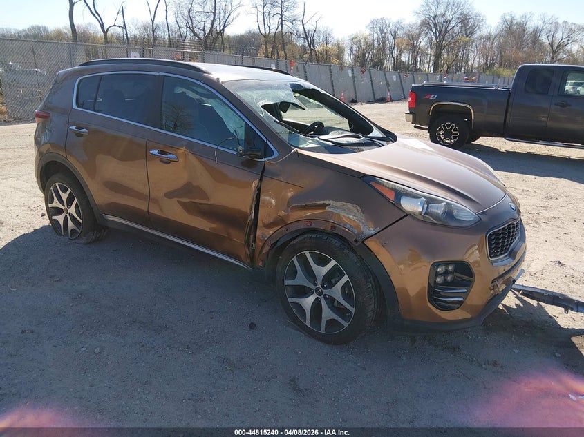 2017 Kia Sportage VIN KNDPR3A69H7240241 IAAI salvage auction — FRONT END, Salvage (Idaho), sold $1,150 on 2026-07-28 (photo 1)