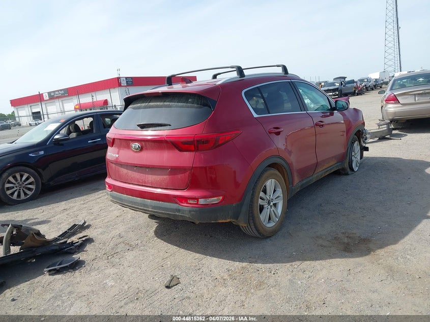 2017 Kia Sportage VIN KNDPM3AC2H7174524 IAAI salvage auction — FRONT END, Wait Title, sold $1,200 on 2026-07-29 (photo 4)