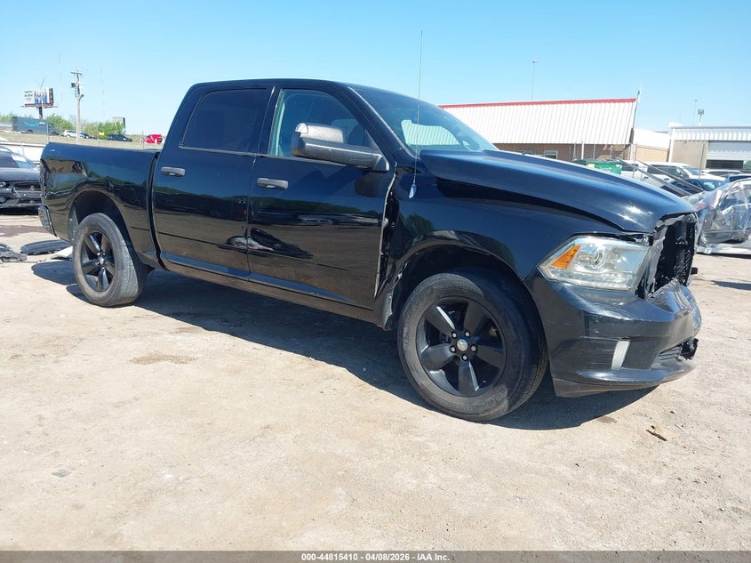 2013 Ram 1500 VIN 1C6RR7KT4DS720528 IAAI salvage auction — LEFT FRONT, Salvage Title, sold $1,400 on 2026-08-01 (photo 1)