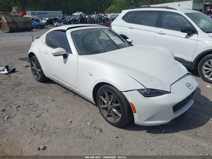 2023 Mazda Mx-5 VIN JM1NDAM70P0557489 IAAI salvage auction — LEFT SIDE, Salvage (Georgia), sold $1,550 on 2026-07-21 (photo 1)