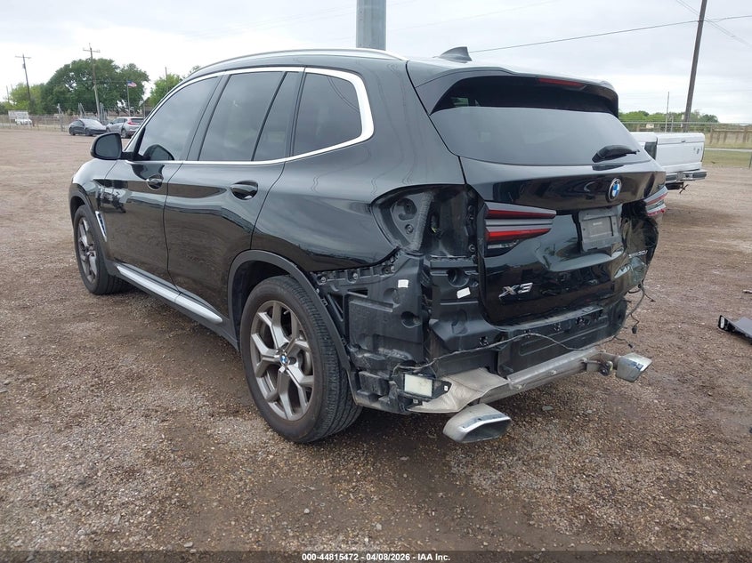 2022 BMW X3 VIN 5UX43DP06N9N05841 IAAI salvage auction — REAR END, Salvage Title, sold $9,700 on 2026-07-12 (photo 6)