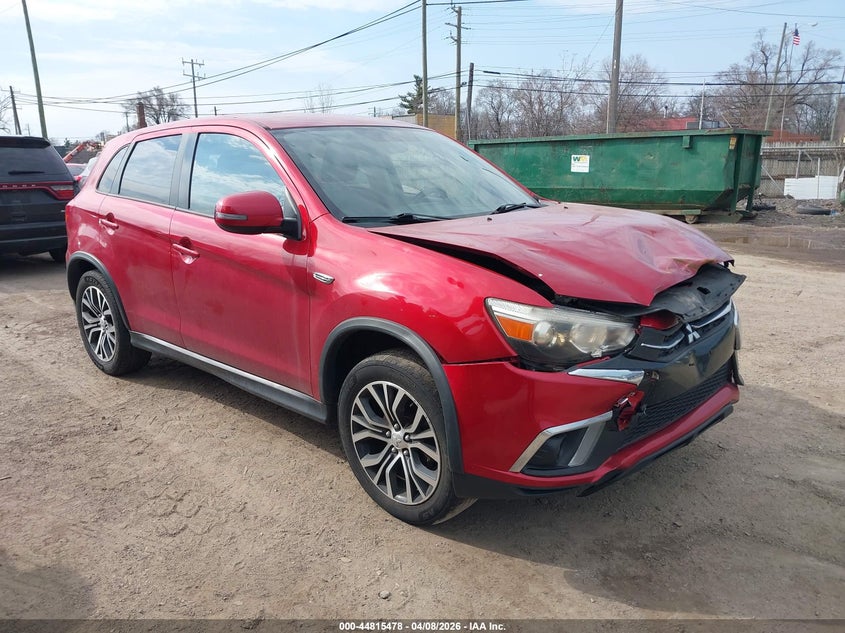 2018 Mitsubishi Outlander VIN JA4AR3AW4JU002272 IAAI salvage auction — FRONT END, Salvage Title, sold $1,850 on 2026-07-16 (photo 1)