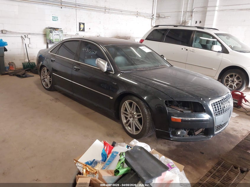 2007 Audi S8 VIN WAUPN44E37N019990 IAAI salvage auction — FRONT END, Parts Only Bos (Minnesota), sold $25 on 2026-07-22 (photo 1)