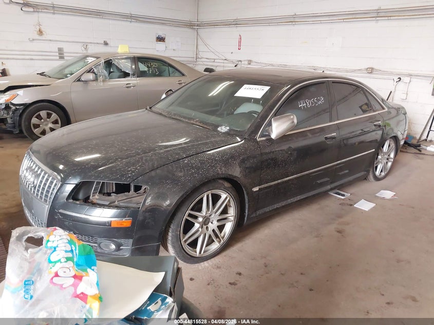 2007 Audi S8 VIN WAUPN44E37N019990 IAAI salvage auction — FRONT END, Parts Only Bos (Minnesota), sold $25 on 2026-07-22 (photo 2)