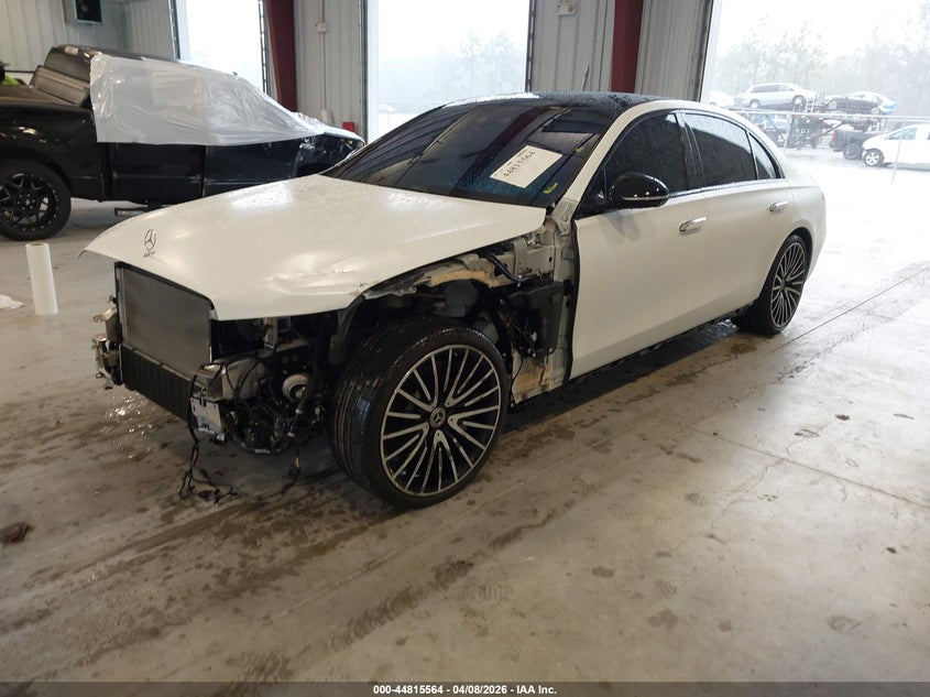 2024 Mercedes-benz S-klasse VIN W1K6G7GB9RA259976 IAAI salvage auction — FRONT END, Salvage Title, sold $41,450 on 2026-07-30 (photo 2)