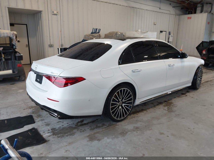 2024 Mercedes-benz S-klasse VIN W1K6G7GB9RA259976 IAAI salvage auction — FRONT END, Salvage Title, sold $41,450 on 2026-07-30 (photo 4)