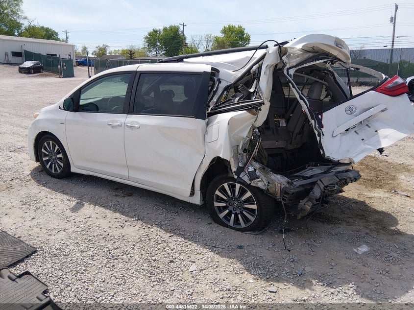 2020 Toyota Sienna VIN 5TDDZ3DC2LS242495 IAAI salvage auction — REAR END, Salvage Title, sold $350 on 2026-07-22 (photo 3)