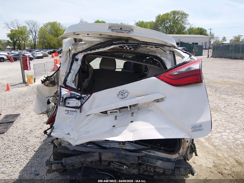 2020 Toyota Sienna VIN 5TDDZ3DC2LS242495 IAAI salvage auction — REAR END, Salvage Title, sold $350 on 2026-07-22 (photo 6)