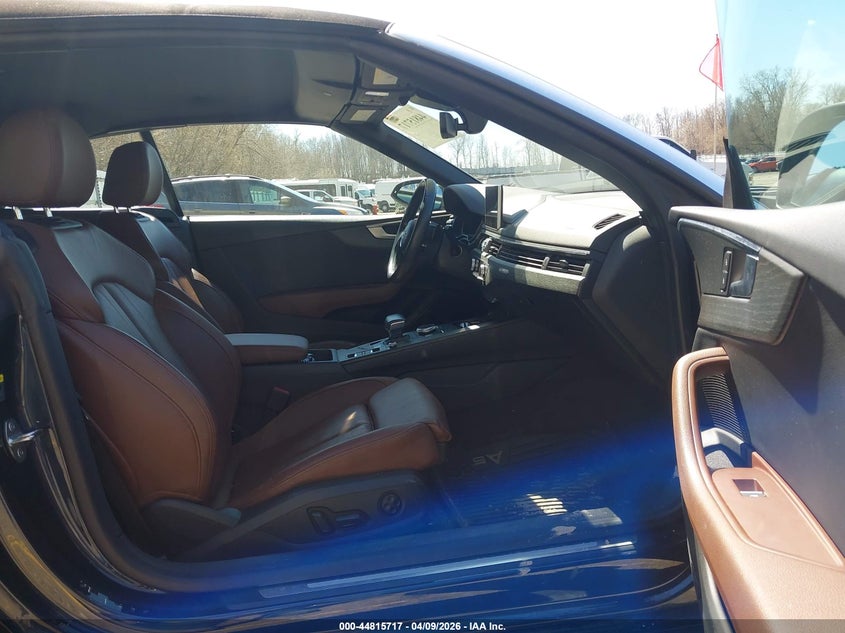 2018 Audi A5 VIN WAUYNGF52JN018873 IAAI salvage auction — REAR END, Salvage Title, sold $8,500 on 2026-07-09 (photo 5)