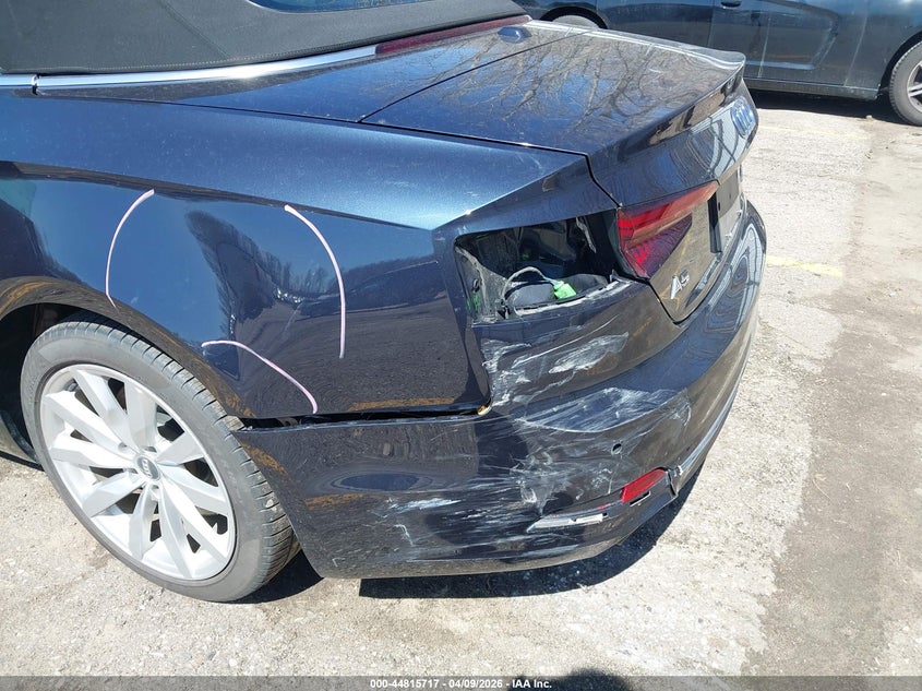2018 Audi A5 VIN WAUYNGF52JN018873 IAAI salvage auction — REAR END, Salvage Title, sold $8,500 on 2026-07-09 (photo 6)