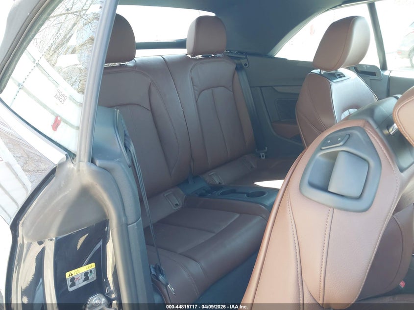 2018 Audi A5 VIN WAUYNGF52JN018873 IAAI salvage auction — REAR END, Salvage Title, sold $8,500 on 2026-07-09 (photo 8)