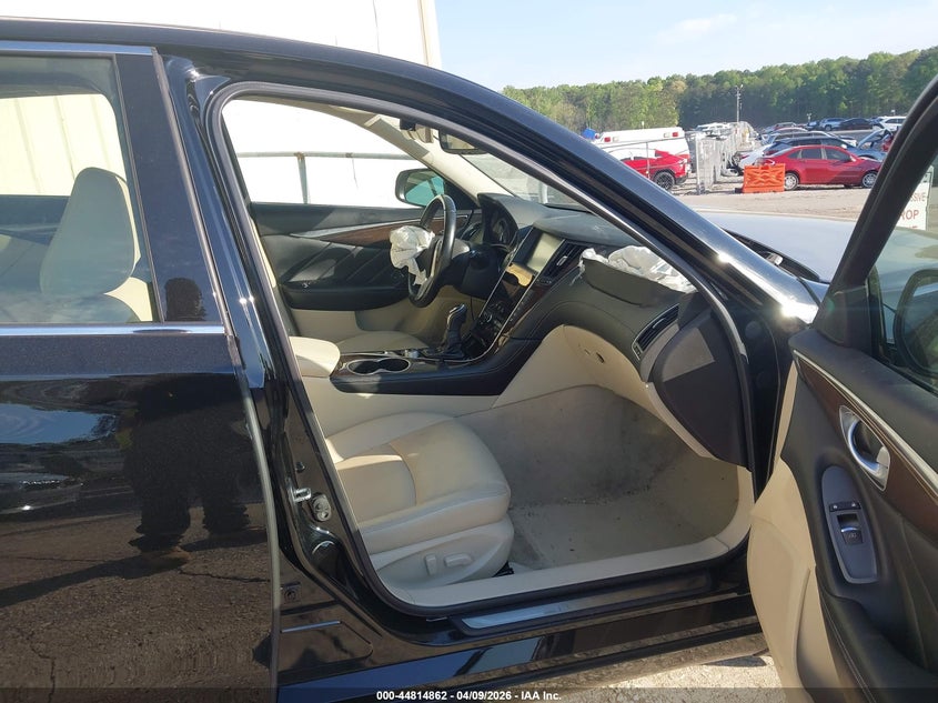 2018 Infiniti Q50 VIN JN1EV7AR5JM433386 IAAI salvage auction — FRONT END, Salvage Title, sold $2,650 on 2026-07-22 (photo 5)