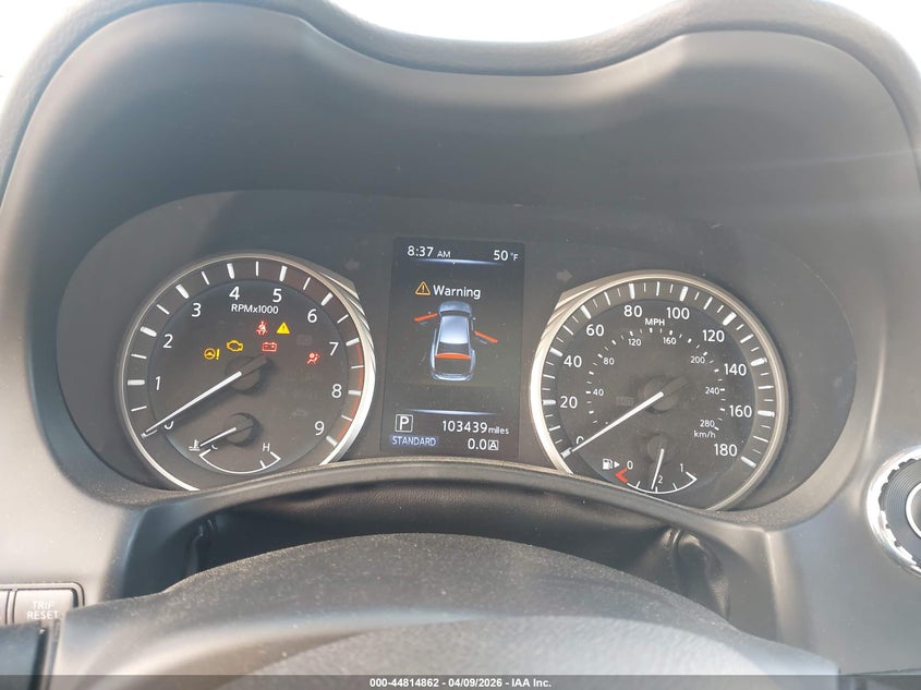 2018 Infiniti Q50 VIN JN1EV7AR5JM433386 IAAI salvage auction — FRONT END, Salvage Title, sold $2,650 on 2026-07-22 (photo 7)