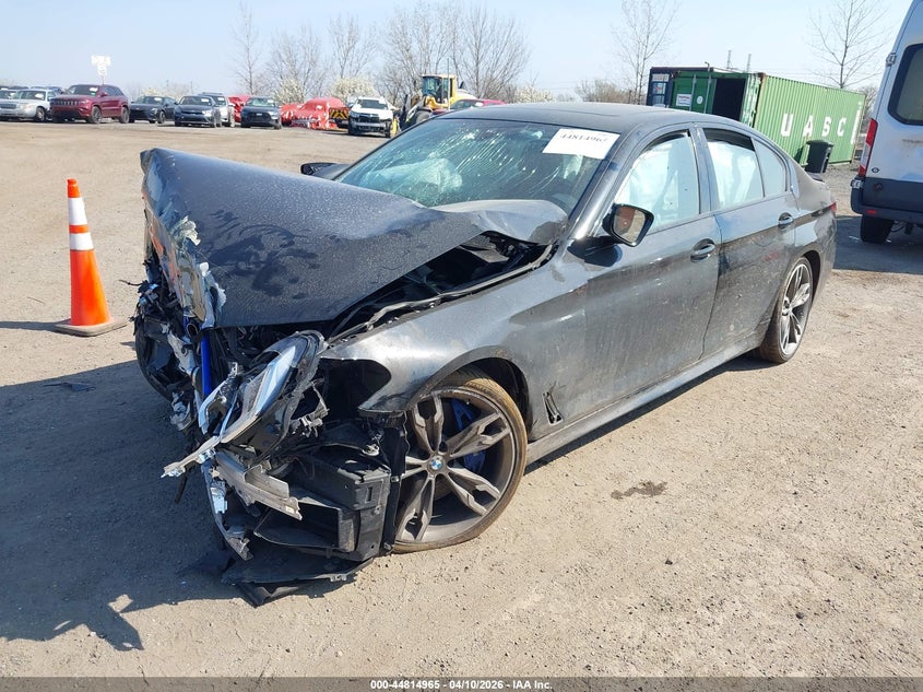 2022 BMW 5er VIN WBA13BK03NCH91926 IAAI salvage auction — FRONT END, Salvage Title, sold $5,950 on 2026-07-07 (photo 2)