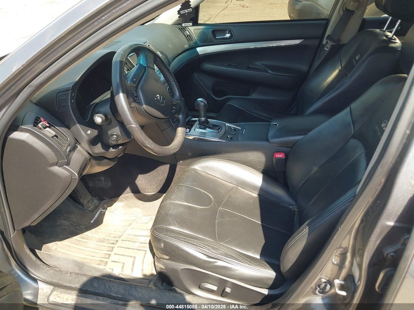 2013 Infiniti G VIN JN1CV6AR0DM764267 IAAI salvage auction — RIGHT FRONT, Salvage Title, sold $25 on 2026-07-10 (photo 5)