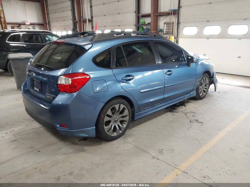 2015 Subaru Impreza VIN JF1GPAV60FH325857 IAAI salvage auction — LEFT FRONT, Salvage Title, sold $500 on 2026-07-13 (photo 4)