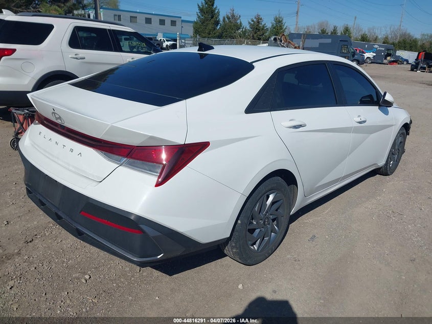 2024 Hyundai Elantra VIN KMHLM4DG9RU714971 IAAI salvage auction — LEFT FRONT, Wait Title, sold $6,300 on 2026-07-22 (photo 4)