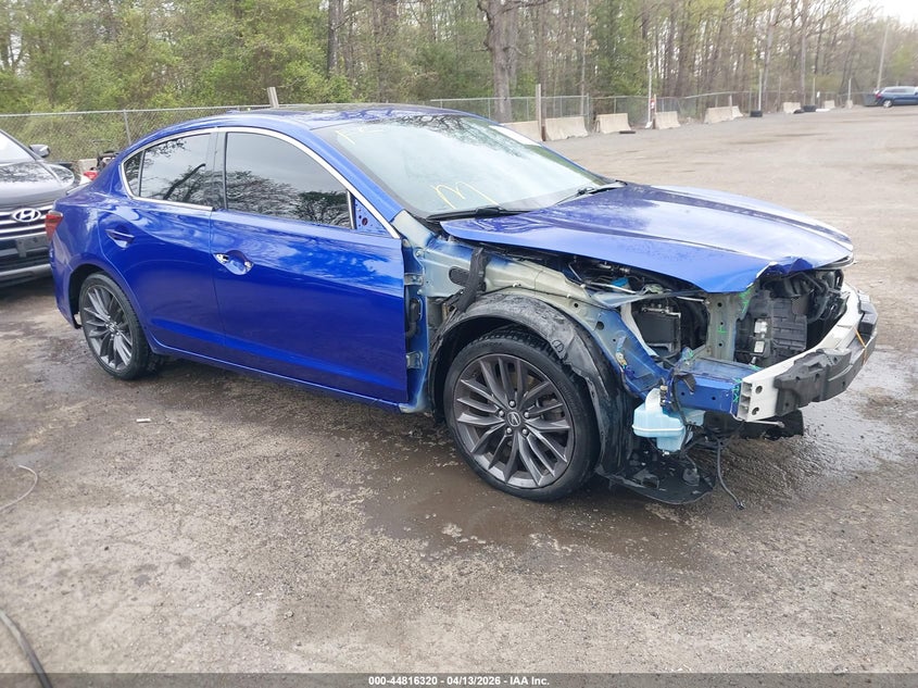 2019 Acura Ilx VIN 19UDE2F85KA009772 IAAI salvage auction — FRONT END, Wait Title, sold $2,750 on 2026-07-11 (photo 1)
