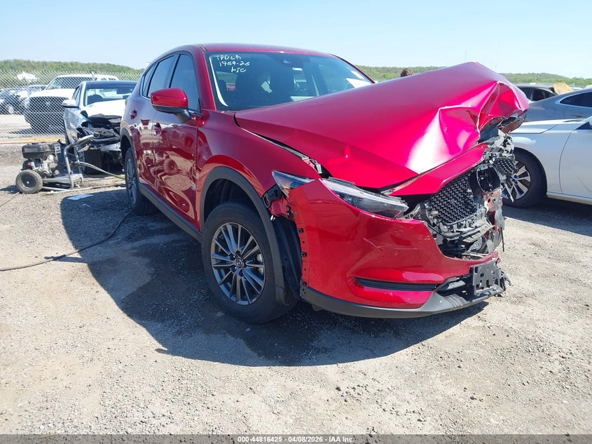 2021 Mazda Cx-5 VIN JM3KFABM6M0407668 IAAI salvage auction — FRONT END, Clear (Oklahoma), sold $1,800 on 2026-07-28 (photo 1)