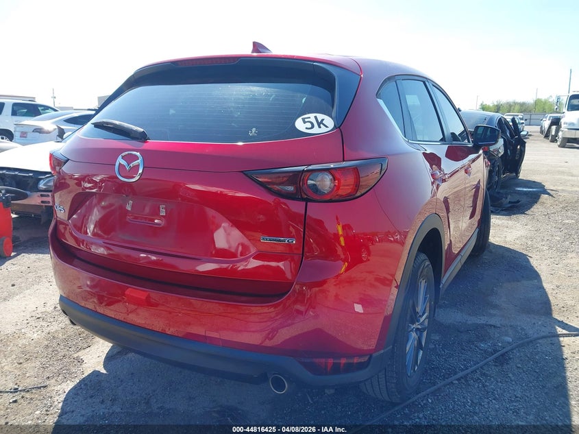 2021 Mazda Cx-5 VIN JM3KFABM6M0407668 IAAI salvage auction — FRONT END, Clear (Oklahoma), sold $1,800 on 2026-07-28 (photo 4)