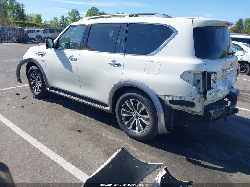 2018 Nissan Armada VIN JN8AY2NC3J9550385 IAAI salvage auction — REAR END, Salvage Title, sold $6,700 on 2026-07-13 (photo 3)
