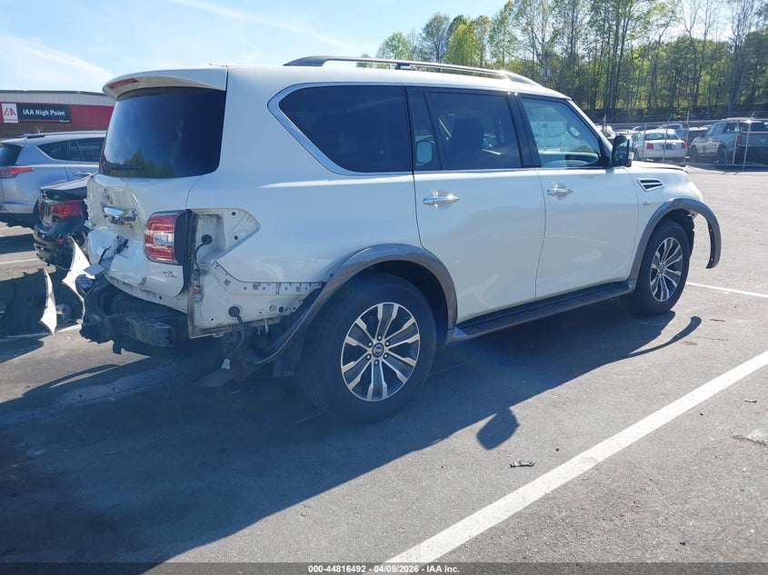 2018 Nissan Armada VIN JN8AY2NC3J9550385 IAAI salvage auction — REAR END, Salvage Title, sold $6,700 on 2026-07-13 (photo 4)