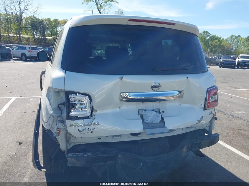 2018 Nissan Armada VIN JN8AY2NC3J9550385 IAAI salvage auction — REAR END, Salvage Title, sold $6,700 on 2026-07-13 (photo 6)