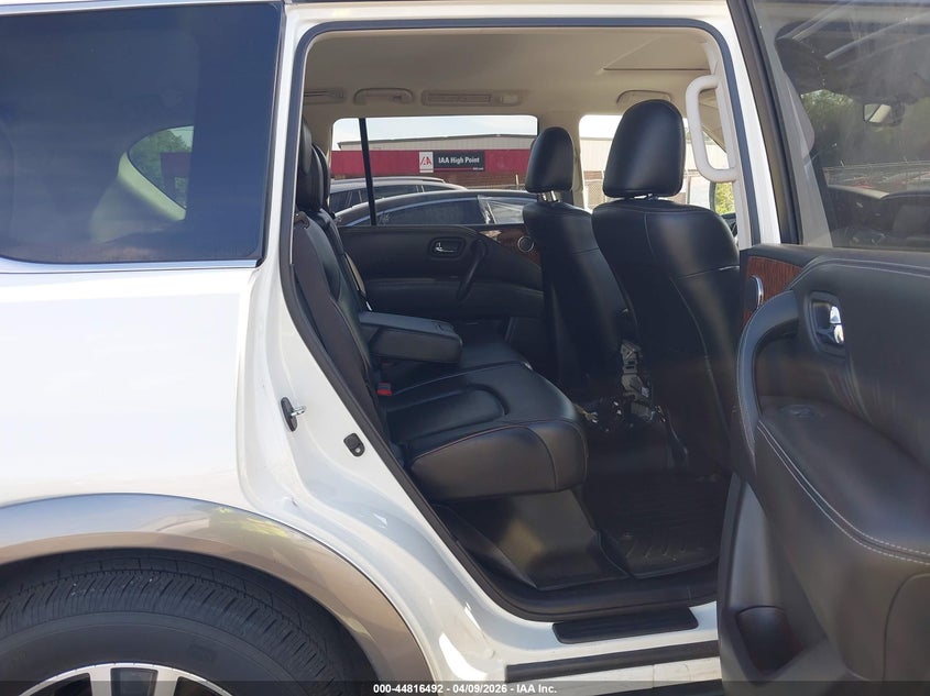 2018 Nissan Armada VIN JN8AY2NC3J9550385 IAAI salvage auction — REAR END, Salvage Title, sold $6,700 on 2026-07-13 (photo 8)
