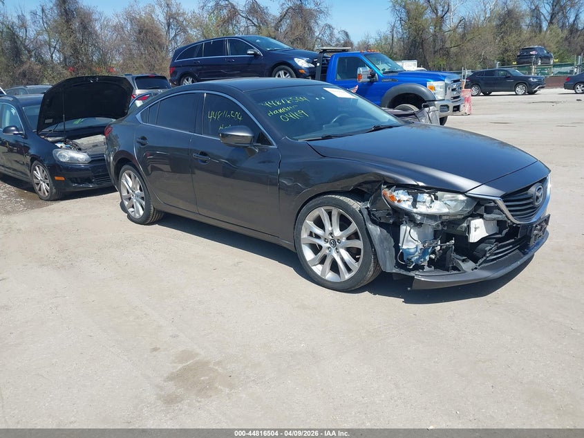 2017 Mazda 6 VIN JM1GL1V59H1138142 IAAI salvage auction — RIGHT FRONT, Salvage Title, sold $1,850 on 2026-07-30 (photo 1)
