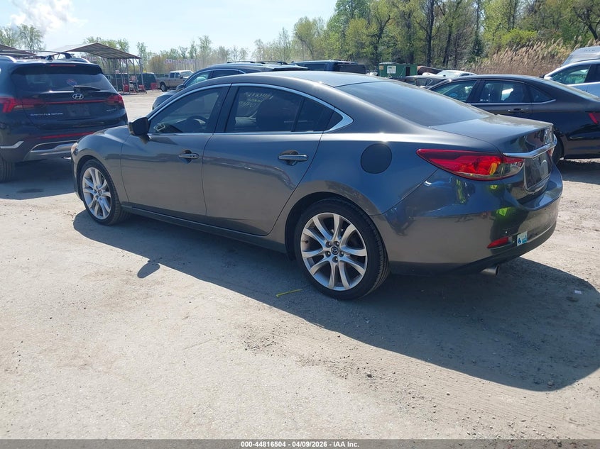 2017 Mazda 6 VIN JM1GL1V59H1138142 IAAI salvage auction — RIGHT FRONT, Salvage Title, sold $1,850 on 2026-07-30 (photo 3)