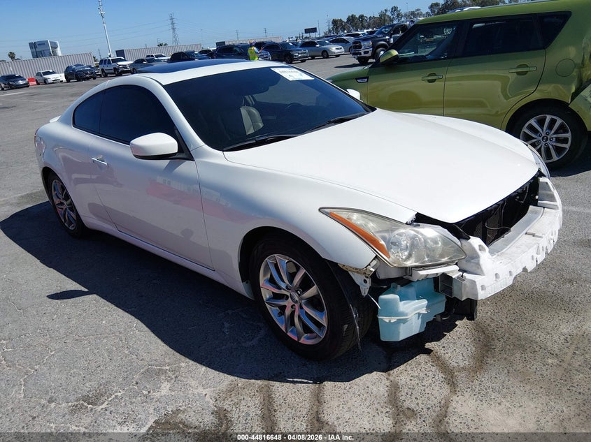 2008 Infiniti G VIN JNKCV64E88M128643 IAAI salvage auction — THEFT, Salvage (California), sold $675 on 2026-09-06 (photo 1)