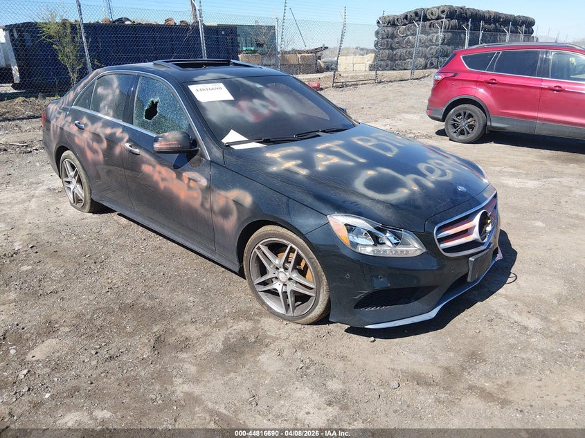 2016 Mercedes-benz E-klasse VIN WDDHF8JB6GB225012 IAAI salvage auction — VANDALISM, Salvage - Greater Than 75% (Maryland), sold $1,650 on 2026-08-11 (photo 1)