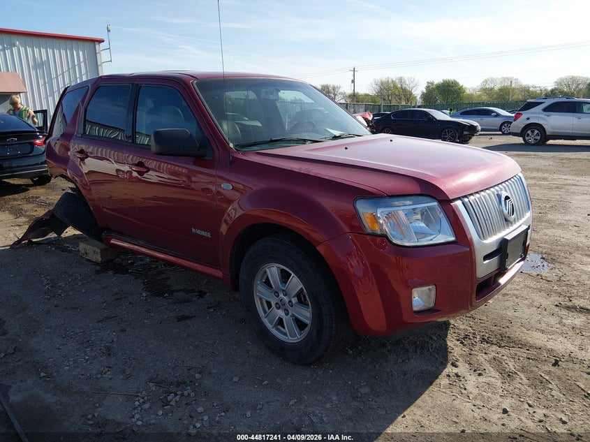 2008 Mercury Mariner VIN 4M2CU81198KJ39528 IAAI salvage auction — RIGHT REAR, Salvage (Kansas), sold $600 on 2026-07-31 (photo 1)