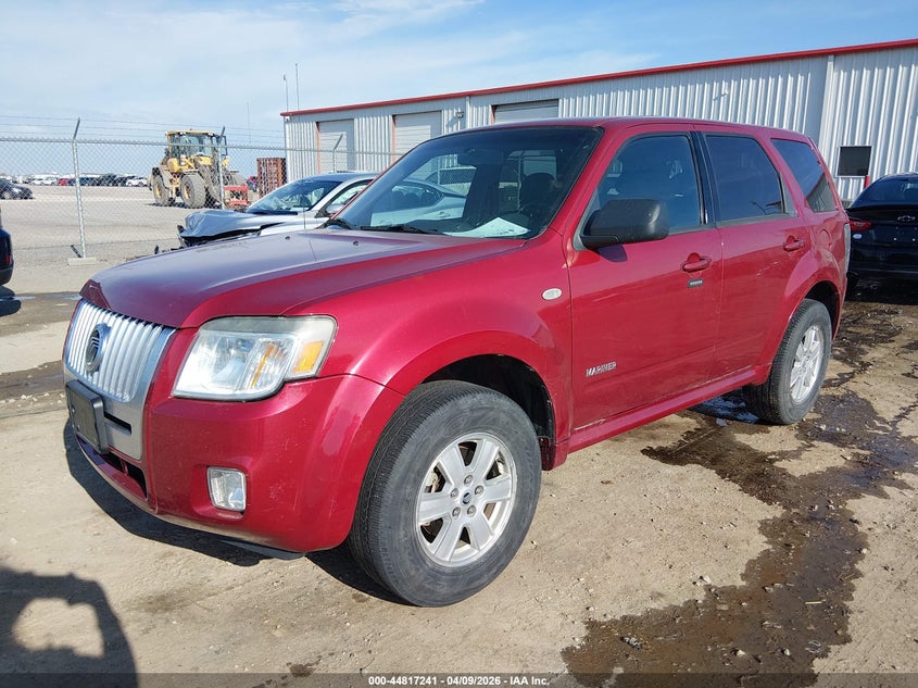 2008 Mercury Mariner VIN 4M2CU81198KJ39528 IAAI salvage auction — RIGHT REAR, Salvage (Kansas), sold $600 on 2026-07-31 (photo 2)