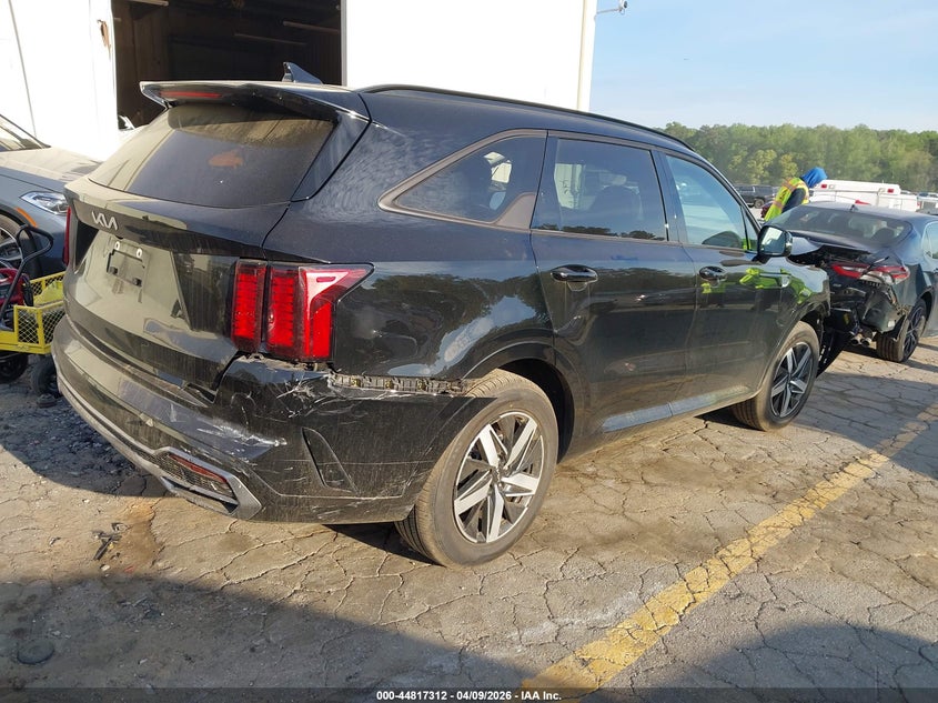 2023 Kia Sorento VIN 5XYRL4LC0PG245526 IAAI salvage auction — FRONT & REAR, Salvage (Georgia), sold $6,850 on 2026-07-08 (photo 4)