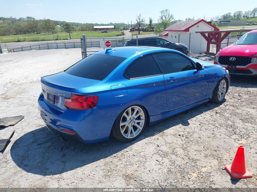 2014 BMW 2er VIN WBA1J7C57EVW84795 IAAI salvage auction — FRONT END, Salvage Title, sold $1,300 on 2026-07-16 (photo 4)