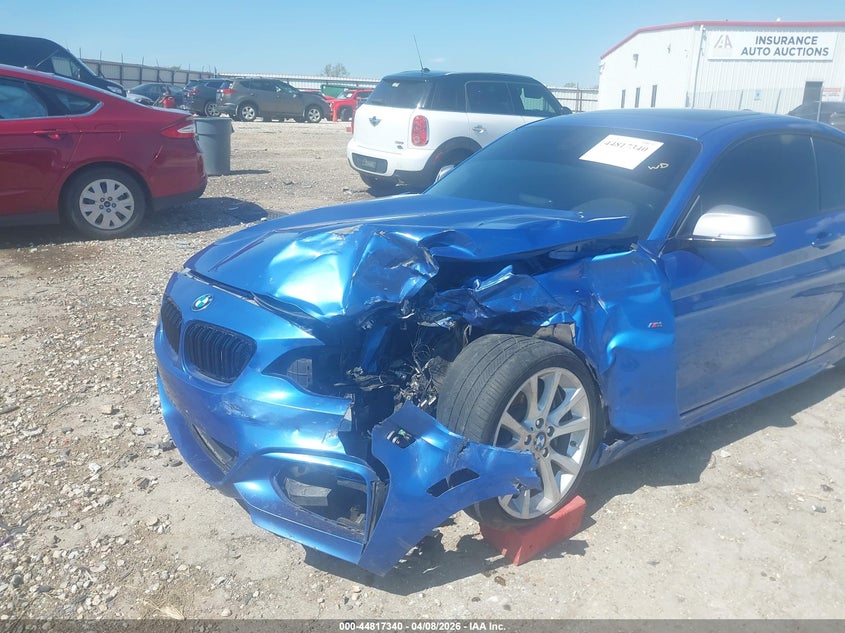 2014 BMW 2er VIN WBA1J7C57EVW84795 IAAI salvage auction — FRONT END, Salvage Title, sold $1,300 on 2026-07-16 (photo 6)