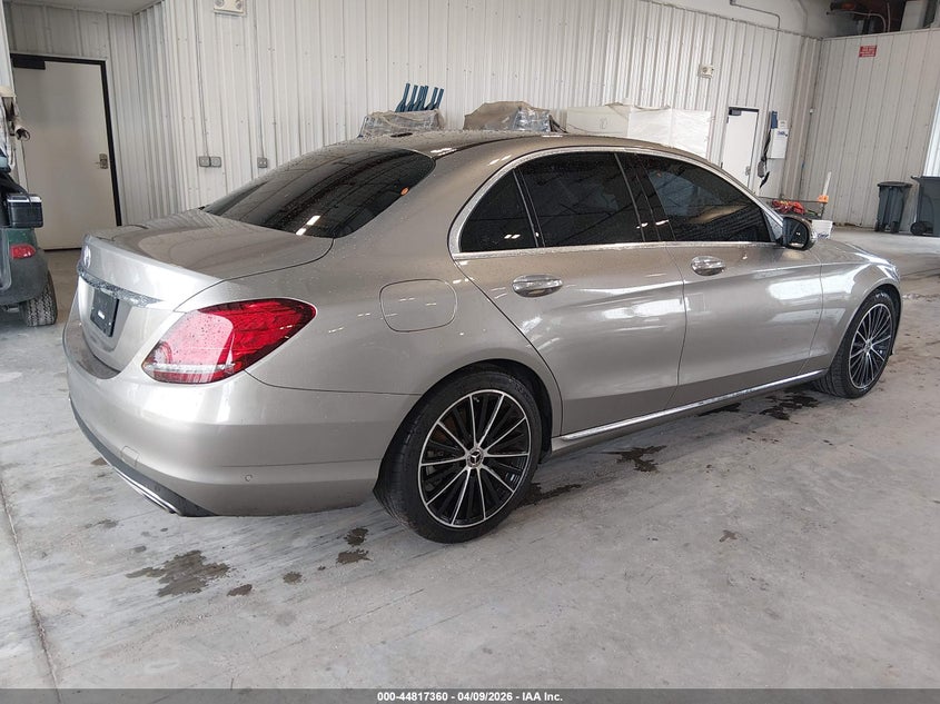 2021 Mercedes-benz C-klasse VIN W1KWF8DBXMR647970 IAAI salvage auction — WATER/FLOOD, Wait Title, sold $4,850 on 2026-07-29 (photo 4)
