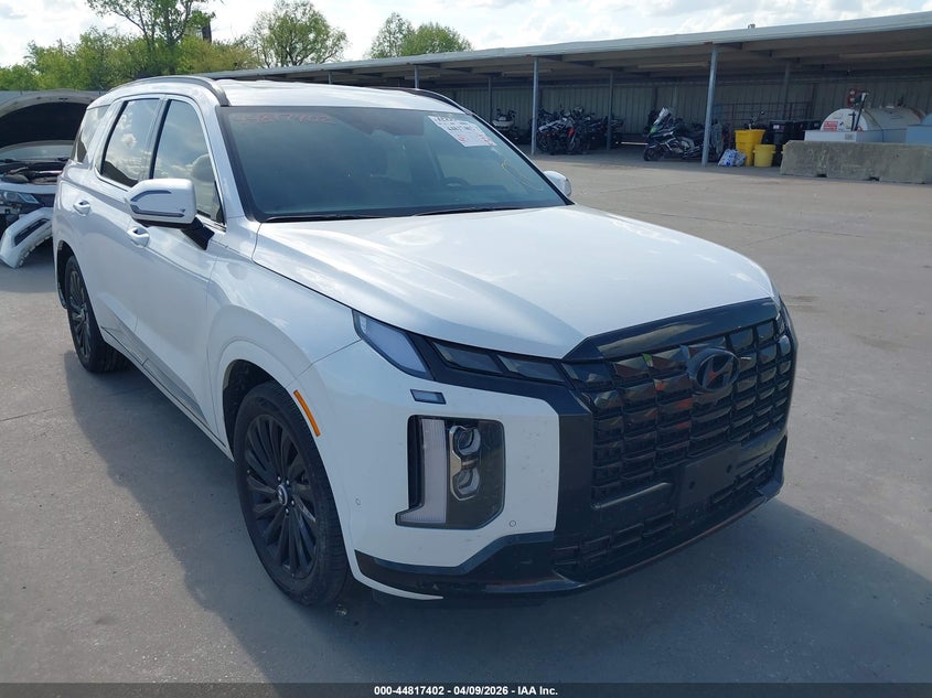 2025 Hyundai Palisade VIN KM8R7DGE1SU928872 IAAI salvage auction — LEFT SIDE, Salvage Title, sold $19,200 on 2026-07-29 (photo 1)