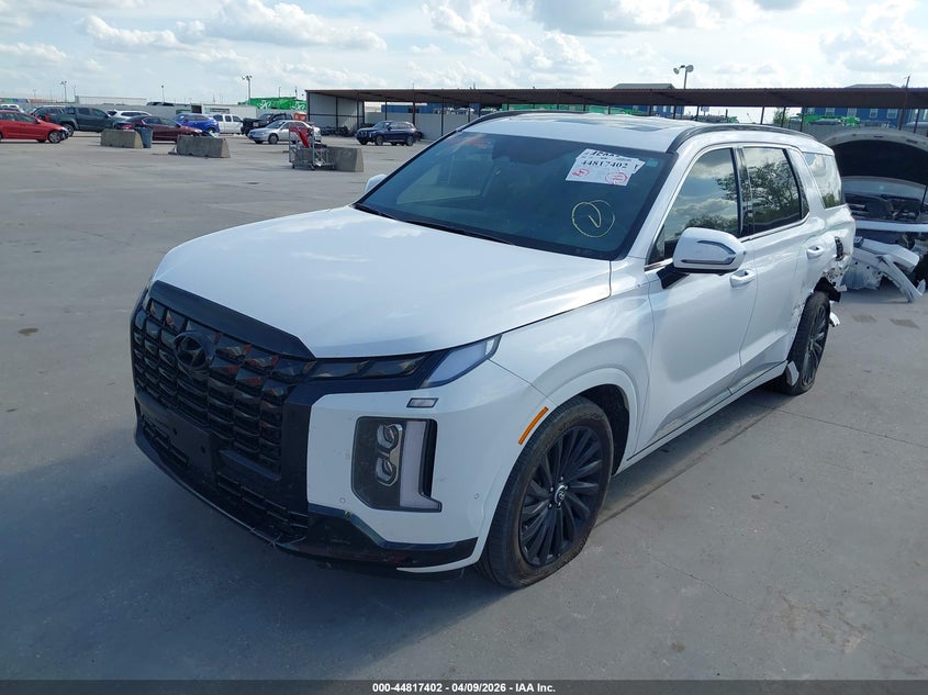 2025 Hyundai Palisade VIN KM8R7DGE1SU928872 IAAI salvage auction — LEFT SIDE, Salvage Title, sold $19,200 on 2026-07-29 (photo 2)