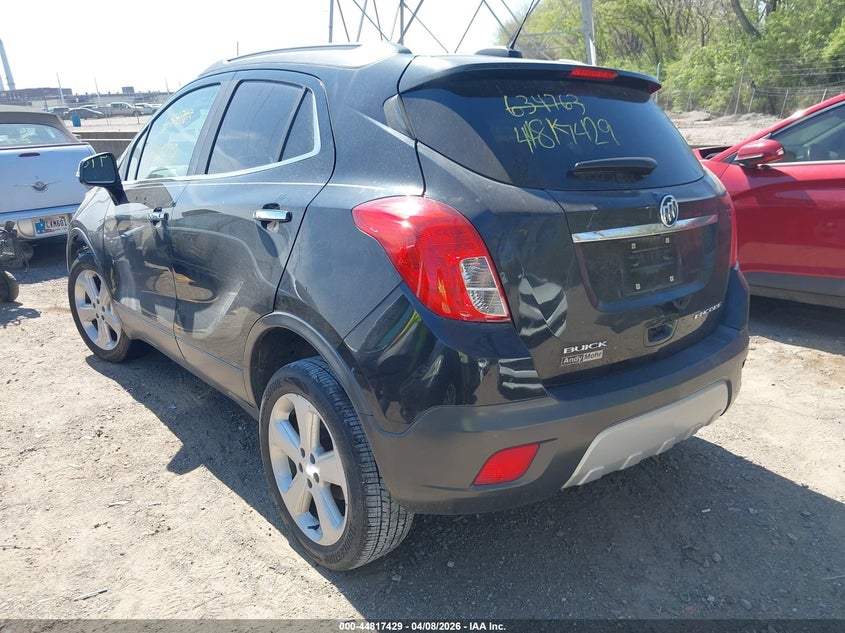2016 Buick Encore VIN KL4CJASBXGB634763 IAAI salvage auction — FRONT END, Salvage Title, sold $450 on 2026-07-08 (photo 3)