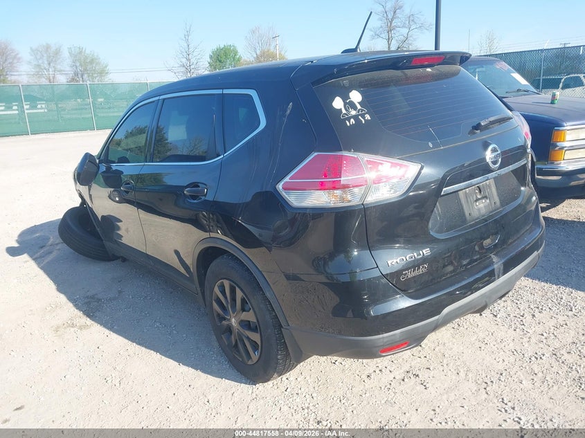 2016 Nissan Rogue VIN KNMAT2MV3GP736641 IAAI salvage auction — FRONT END, Salvage Title, sold $750 on 2026-07-29 (photo 3)
