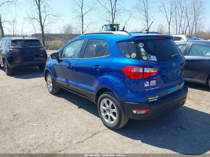 2021 Ford Ecosport VIN MAJ3S2GE9MC401318 IAAI salvage auction — RIGHT REAR, Salvage Title, sold $1,700 on 2026-07-14 (photo 3)