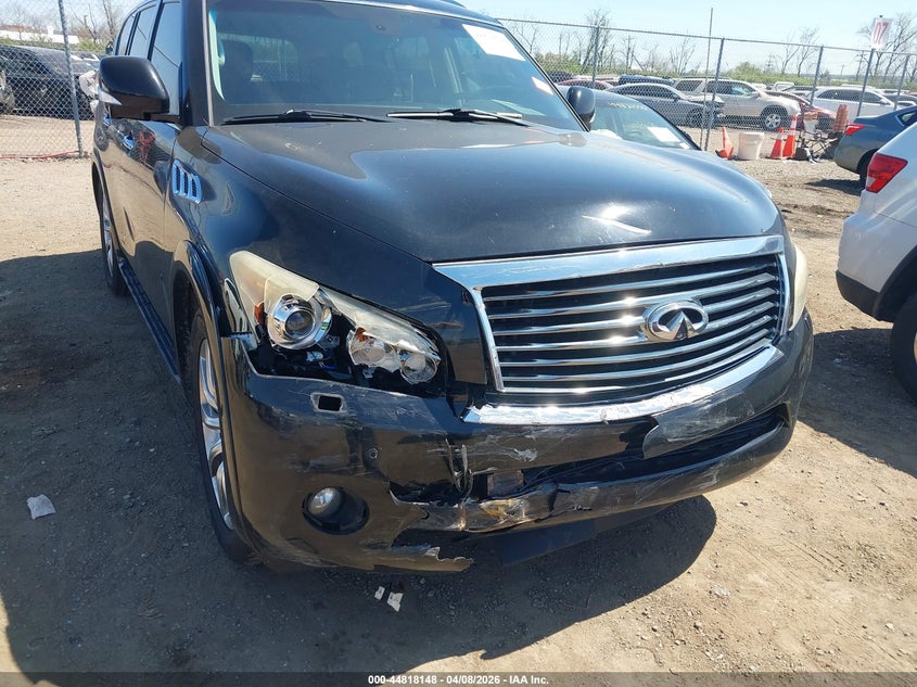 2012 Infiniti Qx56 VIN JN8AZ2NE3C9019298 IAAI salvage auction — FRONT END, Wait Title, sold $1,600 on 2026-07-23 (photo 6)