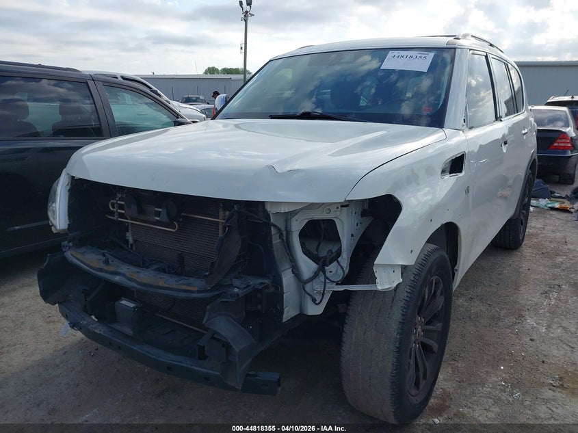 2018 Nissan Armada VIN JN8AY2ND3J9053233 IAAI salvage auction — FRONT END, Clear (Oklahoma), sold $6,000 on 2026-07-15 (photo 2)