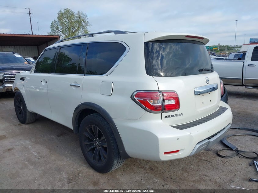 2018 Nissan Armada VIN JN8AY2ND3J9053233 IAAI salvage auction — FRONT END, Clear (Oklahoma), sold $6,000 on 2026-07-15 (photo 3)