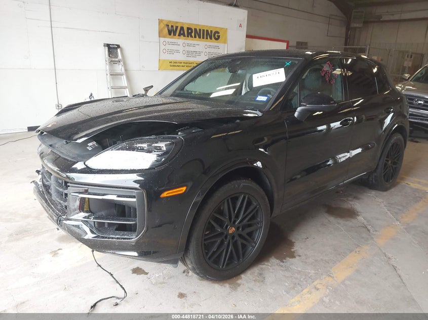 2026 Porsche Cayenne VIN WP1AA2AY3TDA00829 IAAI salvage auction — FRONT END, Original (Texas), sold $39,775 on 2026-07-06 (photo 2)
