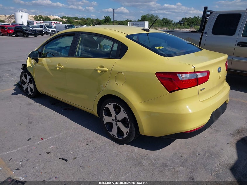 2016 Kia Rio VIN KNADN4A30G6668694 IAAI salvage auction — LEFT FRONT, Original (Texas), sold $1,100 on 2026-07-09 (photo 3)