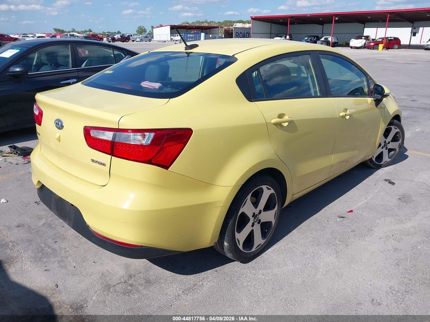 2016 Kia Rio VIN KNADN4A30G6668694 IAAI salvage auction — LEFT FRONT, Original (Texas), sold $1,100 on 2026-07-09 (photo 4)